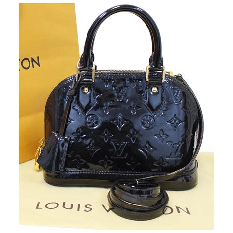 alma bb louis vuitton black|Louis Vuitton Alma bb monogram.